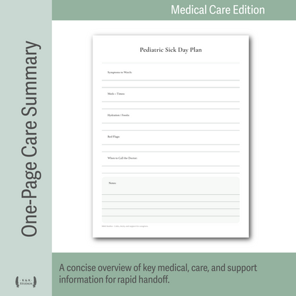 Daily Care & Caregiver Flow Bundle