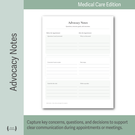 Medical Appointments & Advocacy Toolkit