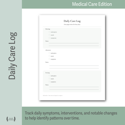 Daily Care & Caregiver Flow Bundle