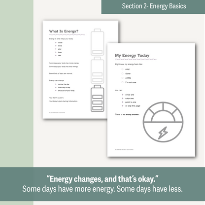 Spoonie Kids: An Energy - Body Awareness Planner