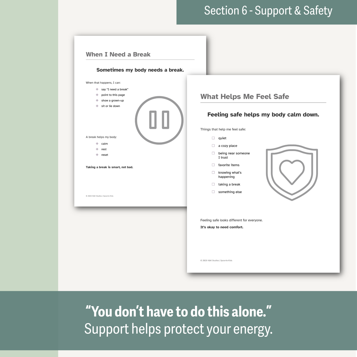 Spoonie Kids: An Energy - Body Awareness Planner