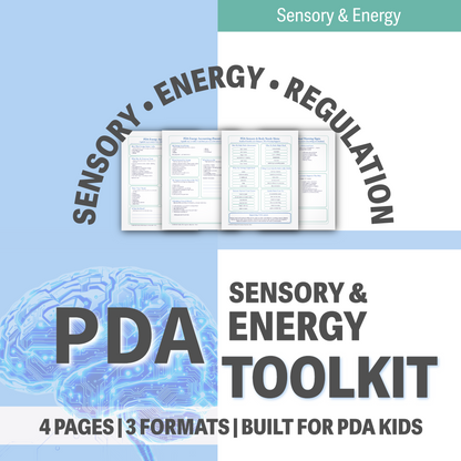 PDA Energy & Sensory Toolkit | Overload Signs & Regulation Supports