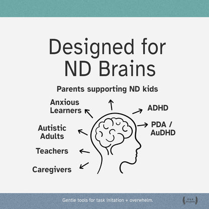 Executive Function Quick Start Pack — ND-Friendly Task Initiation Toolkit