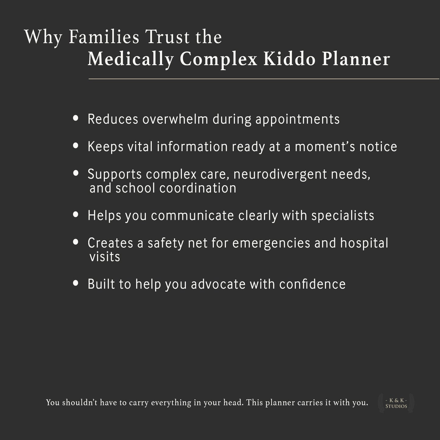 Medically Complex Kiddo Planner — Complete Caregiving System (Color + Print-Friendly PDF)